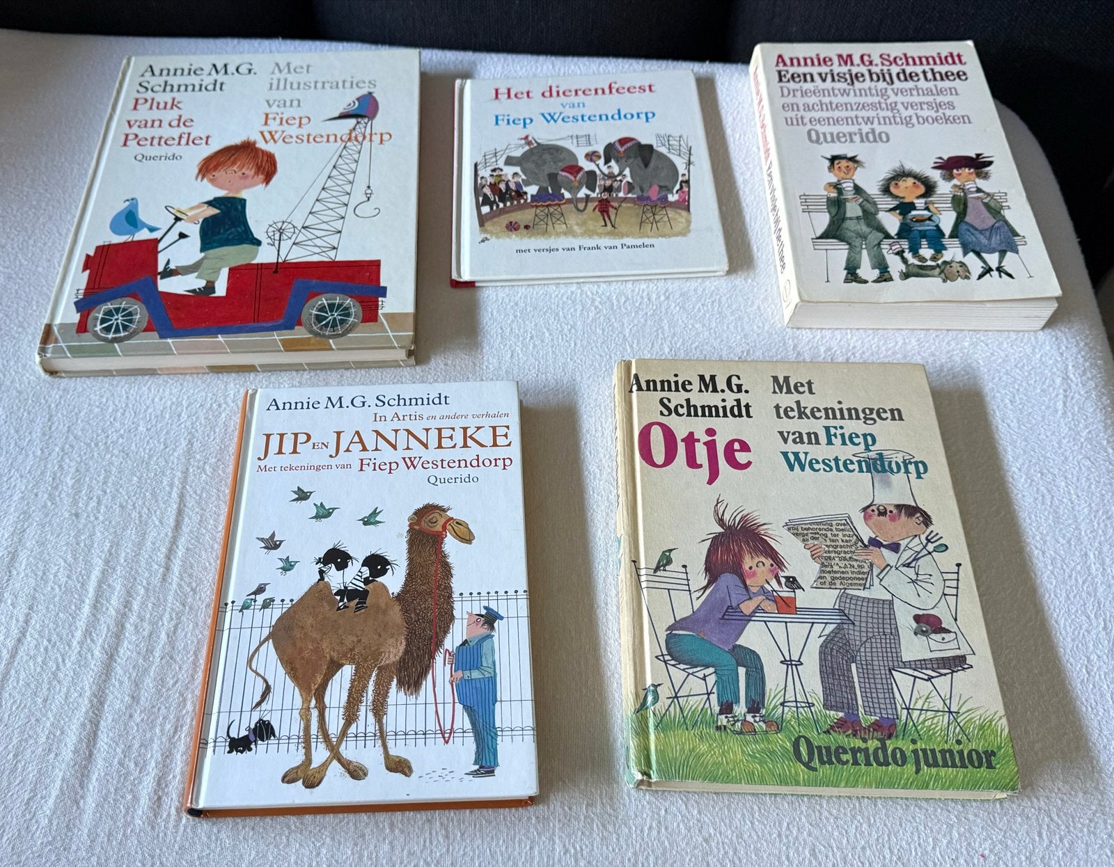 5 boeken van Annie M.G. Schmidt en Fiep We, Ophalen of Verzenden, Gelezen, Fictie algemeen