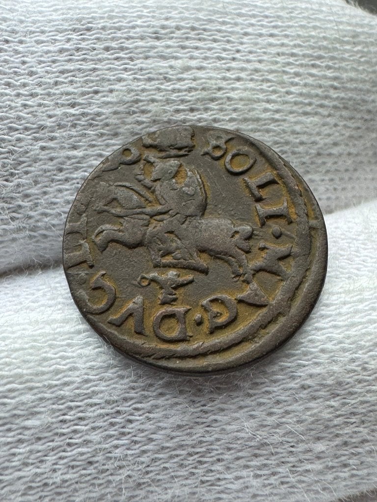 Polen-Litouwen - 1 solidus 1661, Ophalen of Verzenden, Polen, Losse munt