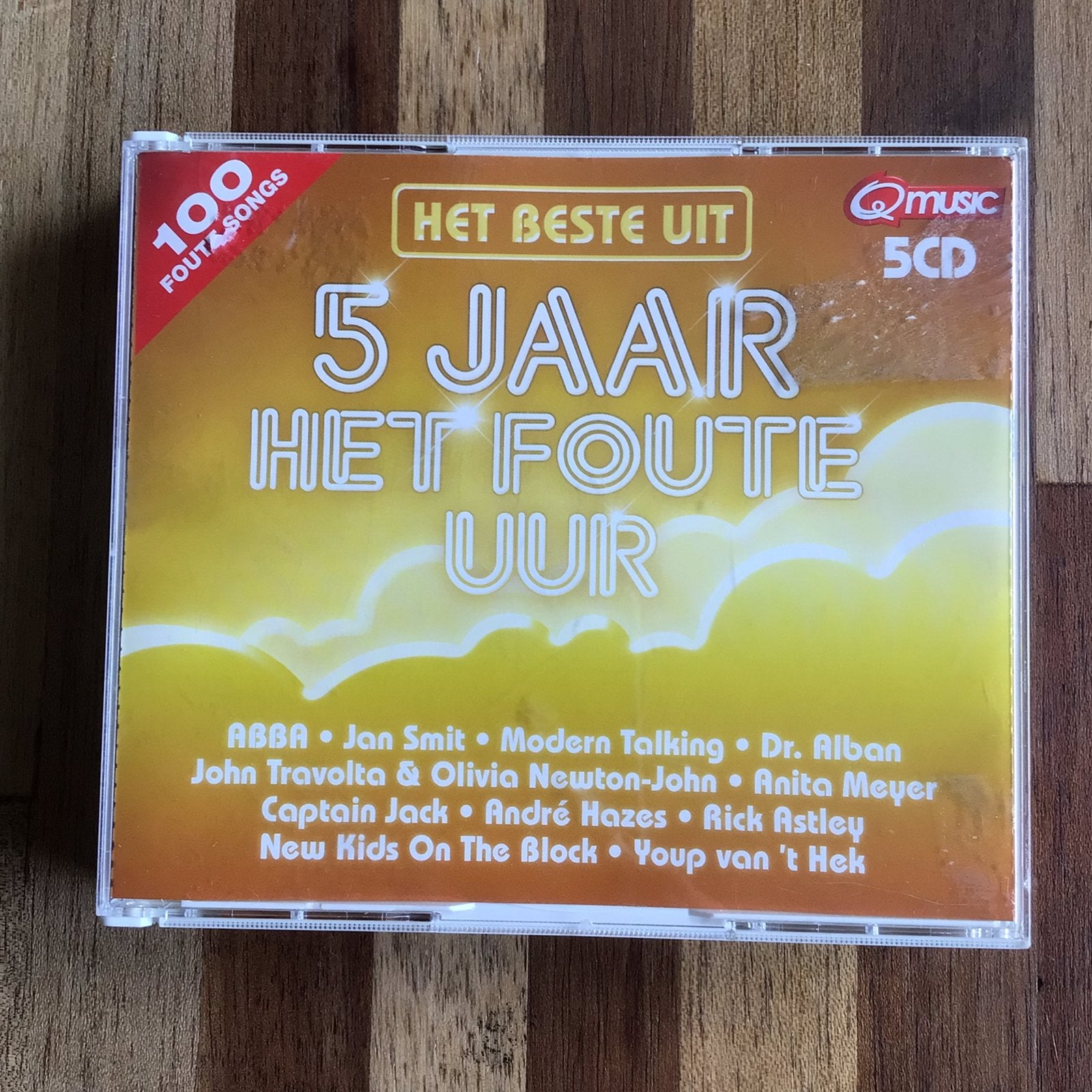 5 jaar het foute uur - 5 cd-box - 100 foute songs, Cd's en Dvd's, Ophalen of Verzenden, Zo goed als nieuw, Nederlandstalig