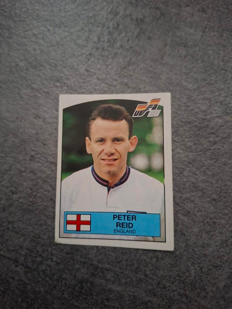 Panini sticker Euro 88 Duitsland. Peter Reid Engeland., Verzenden, Zo goed als nieuw