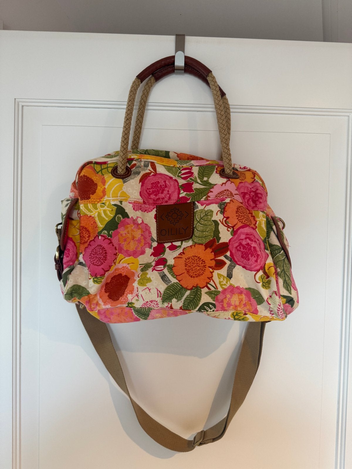 Oilily schoudertas / laptoptas - Zo goed als nieuw, Ophalen of Verzenden, Zo goed als nieuw, Overige kleuren, Overige typen