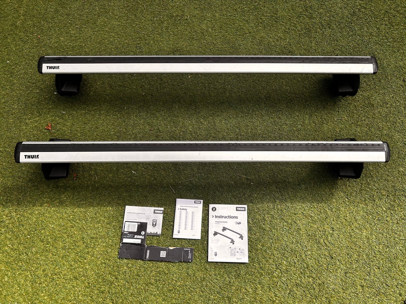 Thule Evo Clamp 710500 - WingBar Evo 711300 - KIA ev6, Auto diversen, Dakdragers, Ophalen, Zo goed als nieuw