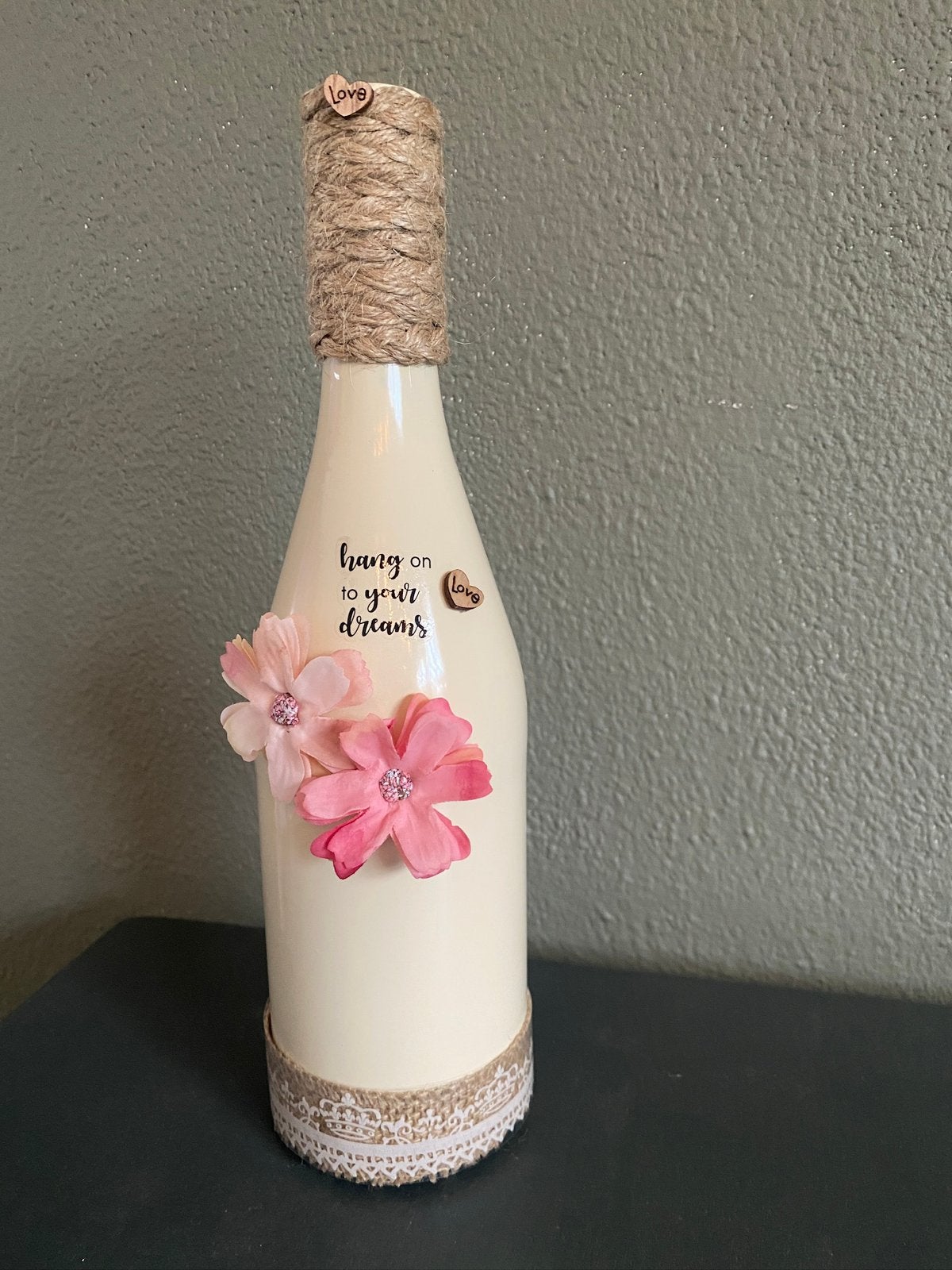 Unieke handgemaakte woonaccessoire, fles, vaas, Ophalen of Verzenden, Nieuw