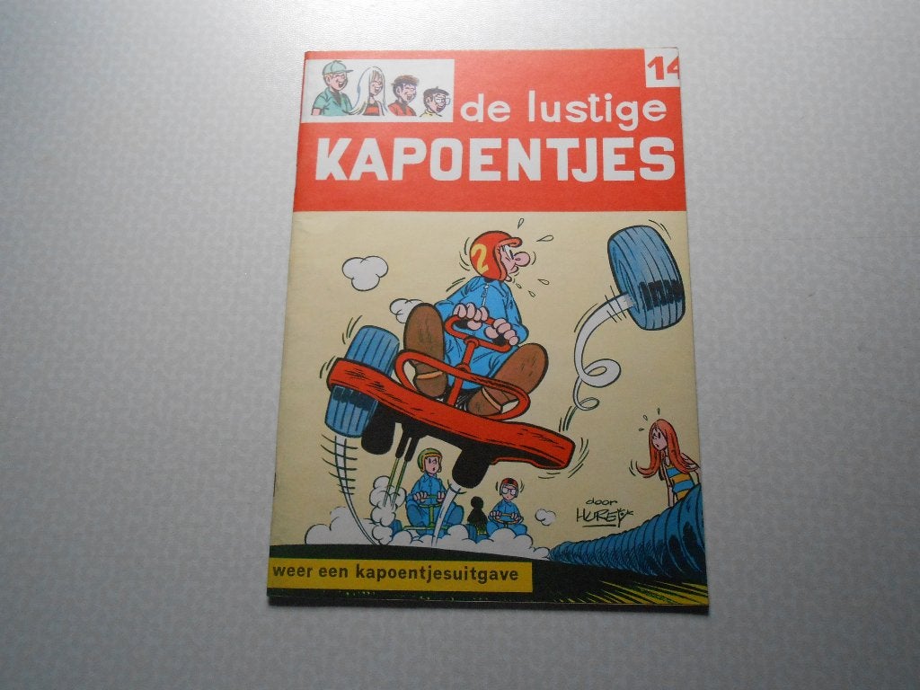 De lustige kapoentjes 14 1969. 1 ste druk. Misdruk., Hurey, Eén stripboek, Nieuw, Ophalen of Verzenden