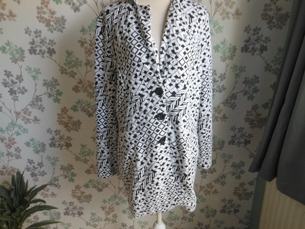 Mooi vest van NED, Kleding | Dames, Truien en Vesten, Ophalen of Verzenden, Zo goed als nieuw, Maat 42/44 (L), Blauw