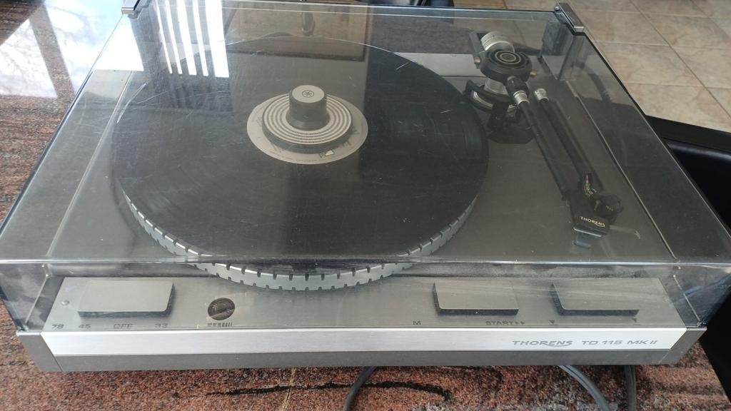 Thorens TD 115 MKII platenspeler, Ophalen of Verzenden, Gebruikt, Thorens