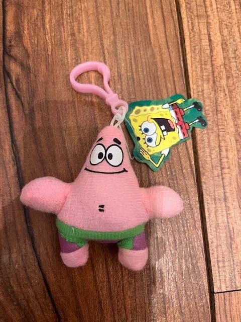 Patrick Spongebob Pluche Knuffel Sleutelhanger 9CM Nieuw, Ophalen of Verzenden, Nieuw, Overige typen