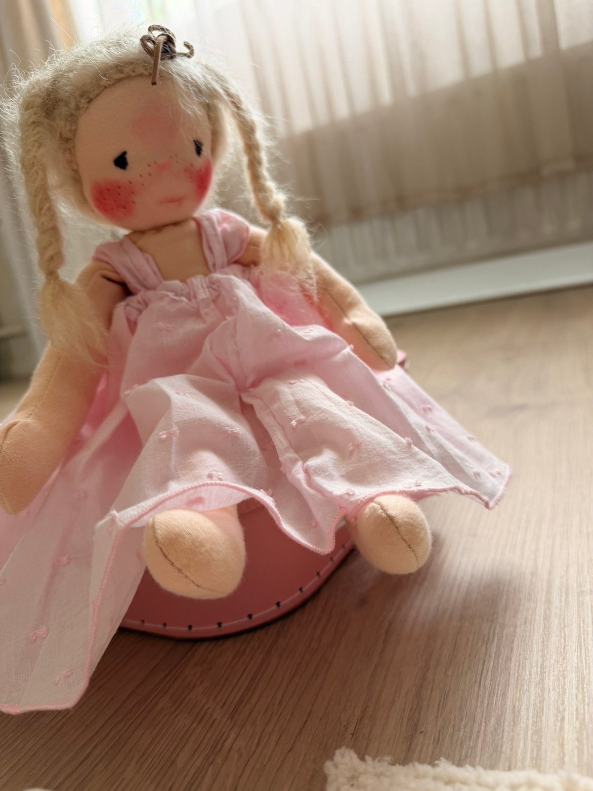 Waldorf pop, antroposofische pop, stoffen pop, bio pop, Kinderen en Baby's, Ophalen of Verzenden, Nieuw