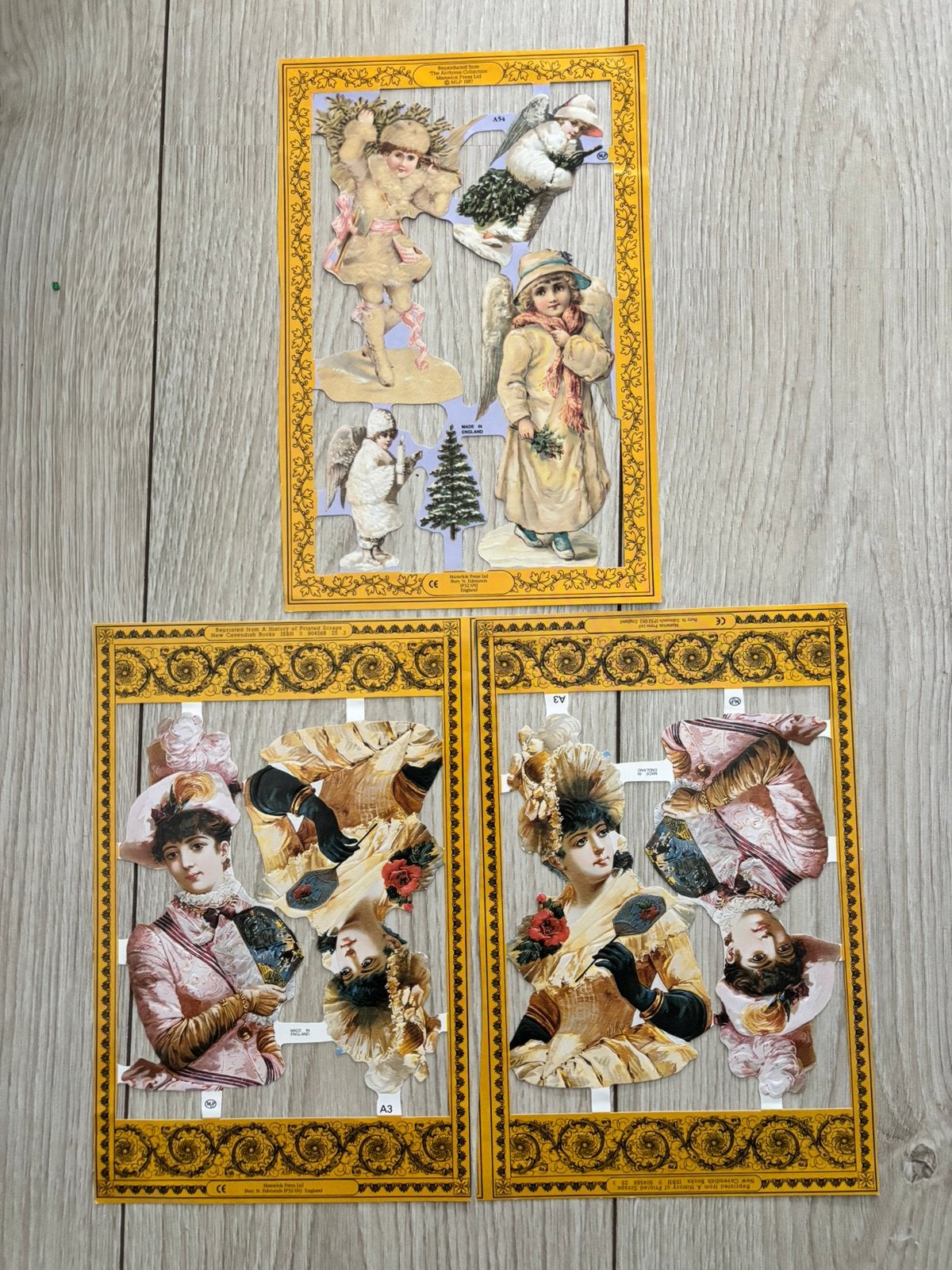 3 vellen nostalgische poëzie plaatjes poesieplaatjes, Verzamelen, Poesieplaatjes, Ophalen of Verzenden