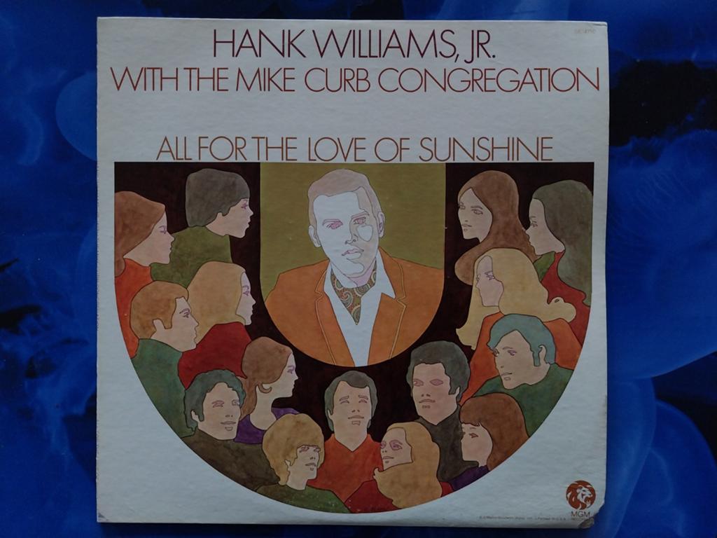 LP - HANK WILLIAMS JR. - ALL FOR THE LOVE OF SUNSHINE - 1970, Ophalen of Verzenden, Gebruikt