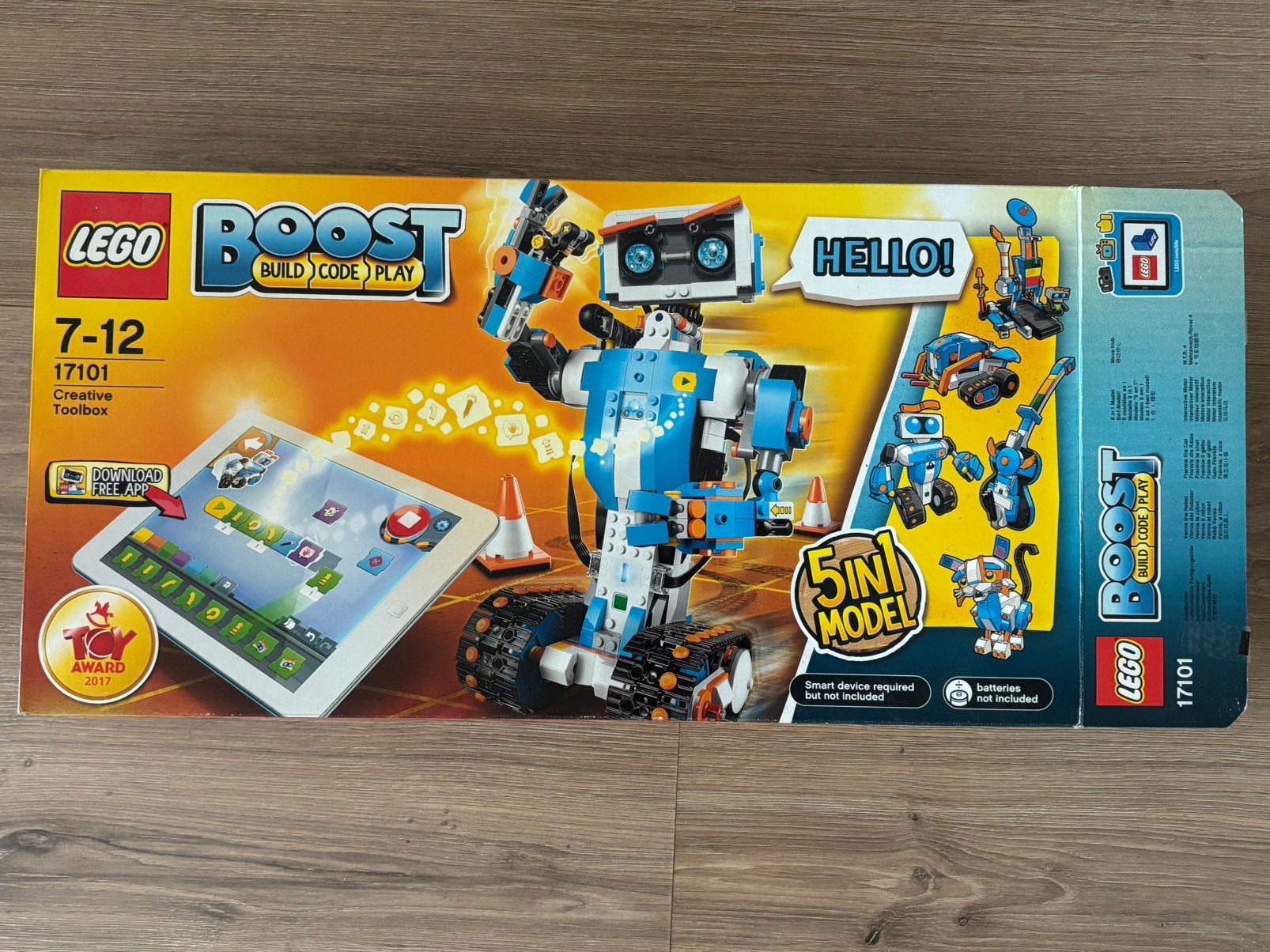 Lego Boost creatieve gereedschapskist 17101, Inclusief doos, Overige thema's, Lego, Ophalen of Verzenden