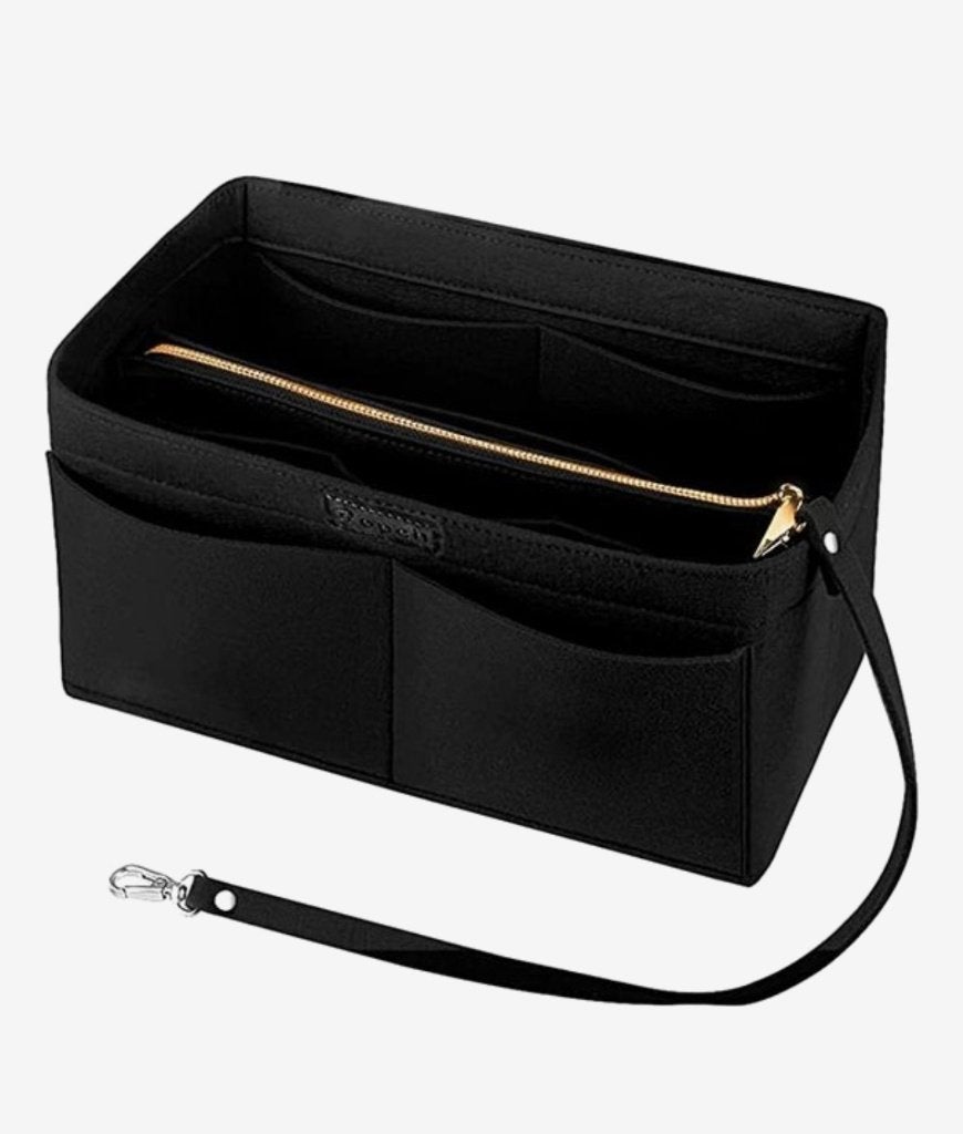 Insert bag tas organizer Vilten, Inner Storage Bag zwart, Ophalen of Verzenden, Nieuw, Zwart