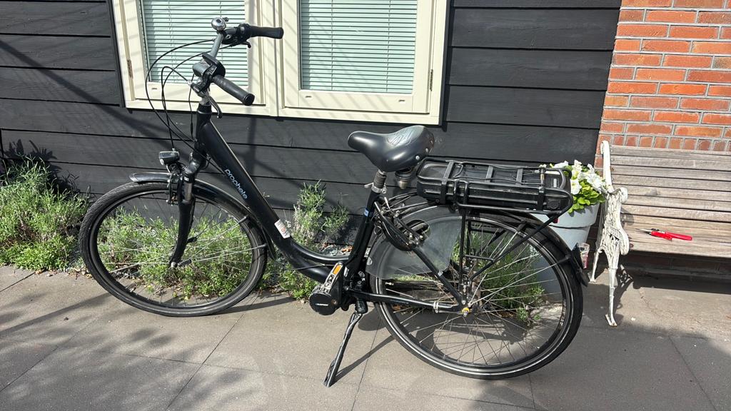 Prophete lidl electrische fiets met defect, Fietsen en Brommers, Elektrische fietsen, Ophalen, Gebruikt, Minder dan 30 km per accu