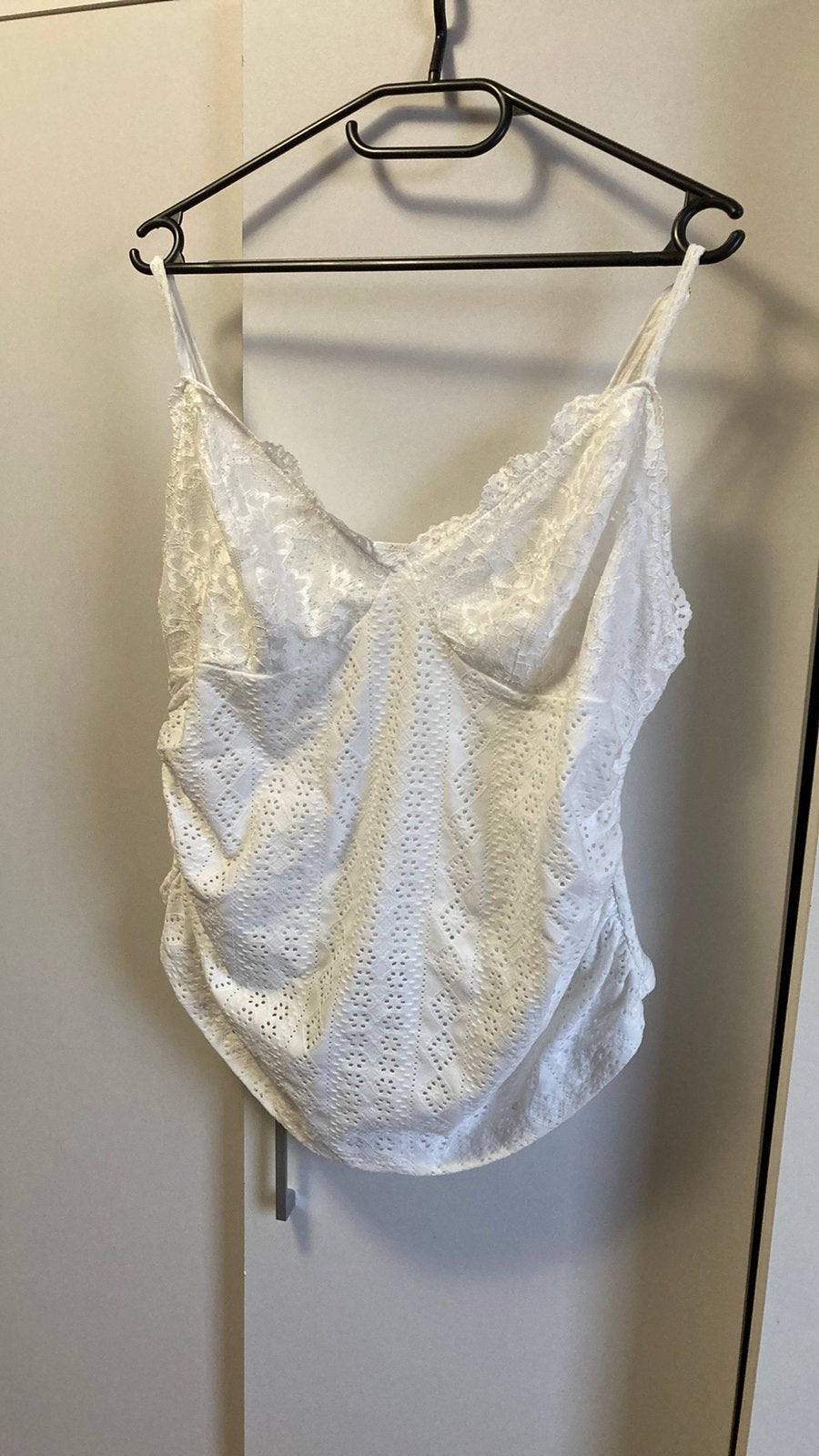 Nieuw ~ ivoorwit sierlijk kanten hemd XL, Kleding | Dames, Ophalen of Verzenden, Wit, Hemd