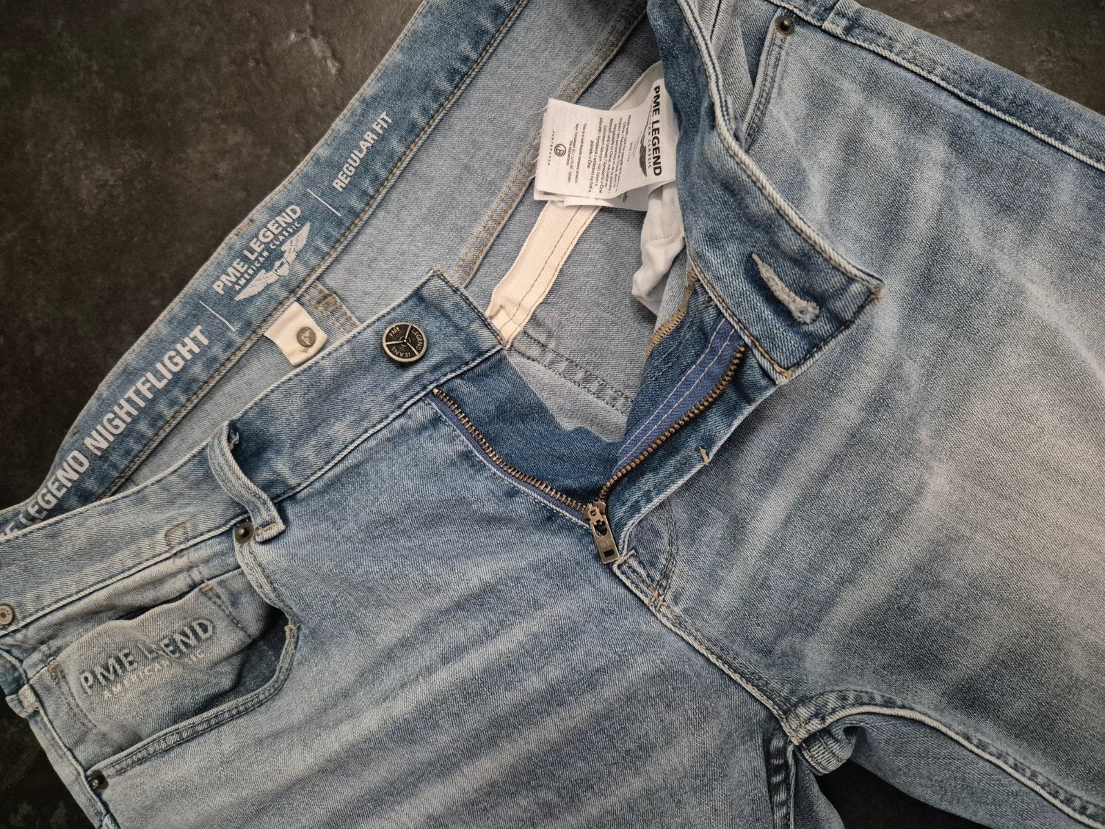 Pme Legend Pall Mall jeans spijkerbroek Nightflight Mt 35/32, Blauw, ., Overige jeansmaten, Ophalen of Verzenden