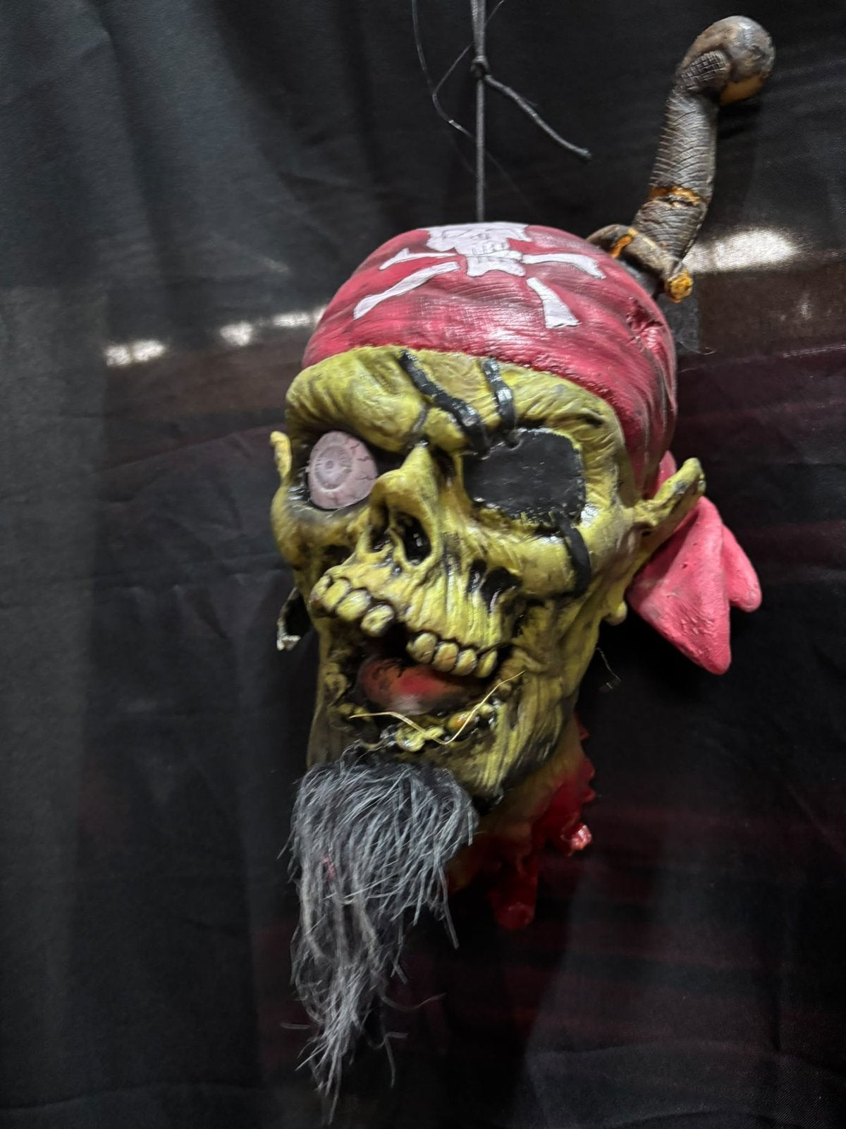 Halloween piraten zombie hoofd, Versiering, Halloween of Griezel, ESLevents, Ophalen of Verzenden