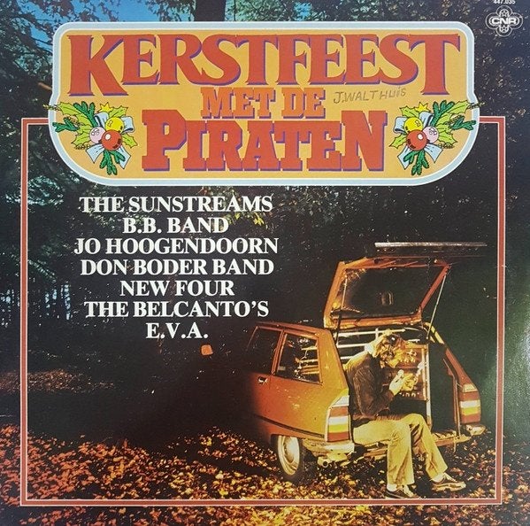 L.P. Nederlands (1981) KERSTFEEST met de PIRATEN (CNR), Gebruikt, Complilatie, Ophalen of Verzenden, Levenslied of Smartlap