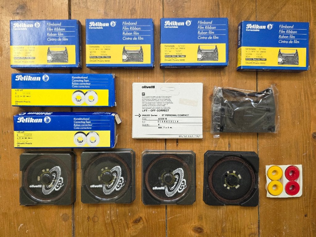 div. Pelikan / Olivetti Filmbanden, Correctiebanden, Letters, Ophalen of Verzenden, Nieuw