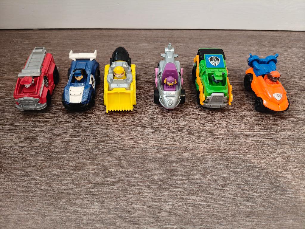 Paw Patrol movie pups complete set van 6, Kinderen en Baby's, Speelgoed | Actiefiguren, Ophalen of Verzenden, Zo goed als nieuw