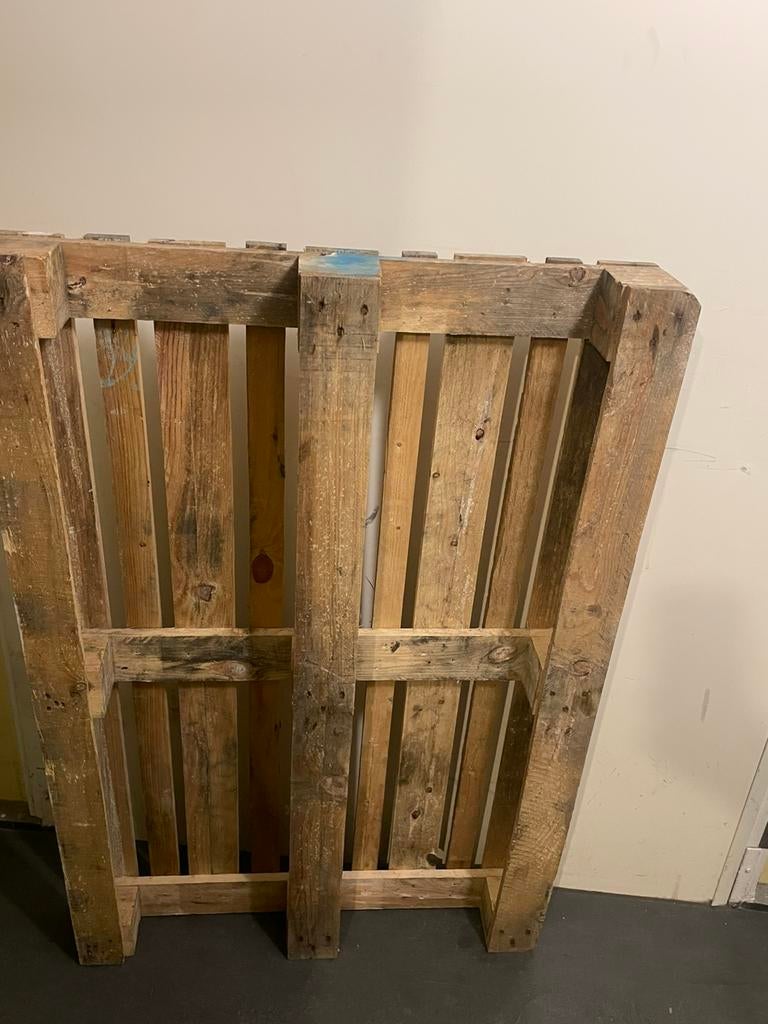 Pallet, Doe-het-zelf en Verbouw, Hout en Planken, Ophalen, Gebruikt, Minder dan 25 mm, Pallet