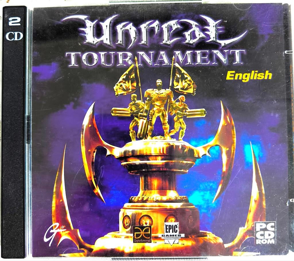 Unreal Tournament 1999 PC CD-ROM - Klassieker 2 Discs, Spelcomputers en Games, Games | Pc, 1 speler, Ophalen of Verzenden, Gebruikt
