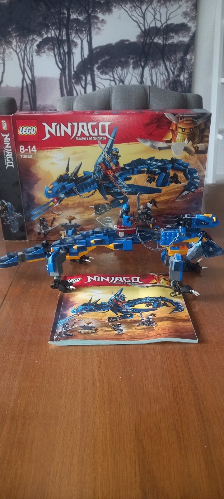 blauwe draak lego ninjago, Ophalen, Zo goed als nieuw