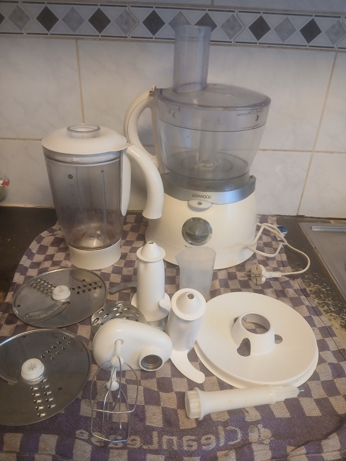 Kenwood Multi-Pro 400, Gebruikt, 3 snelheden of meer, Ophalen of Verzenden, 2 tot 3 liter
