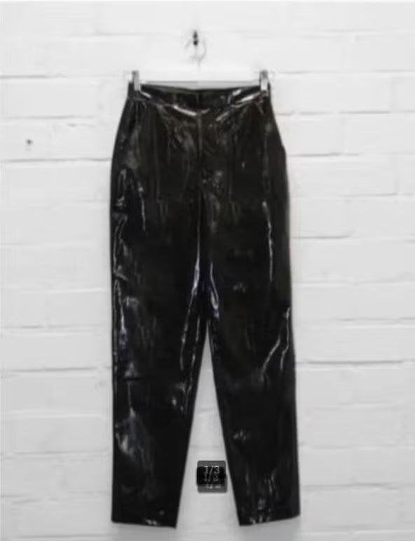 ALIX the Label - Mooie lakleren broek maat XS - Nieuw €139, Alix the label, Zwart, Nieuw, Ophalen of Verzenden