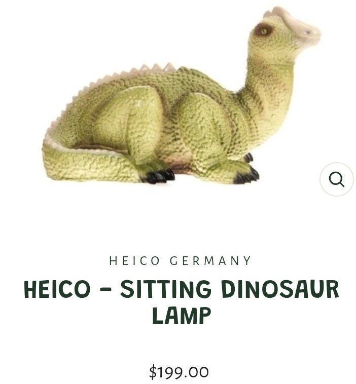 Heico Germany grote dinosaurus lamp, Ophalen of Verzenden
