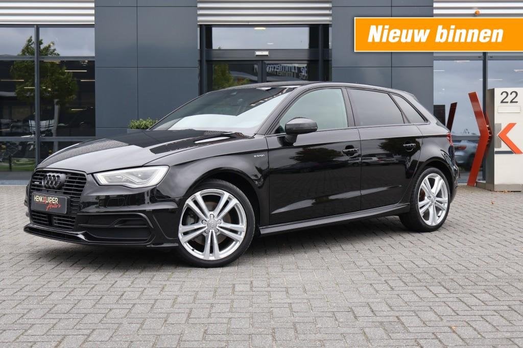 Audi A3 1.4 e-tron PHEV S-Line / Navi plus/ Trekhaak afnb. /, Gebruikt, Huisgarantie, 4 cilinders, Zwart