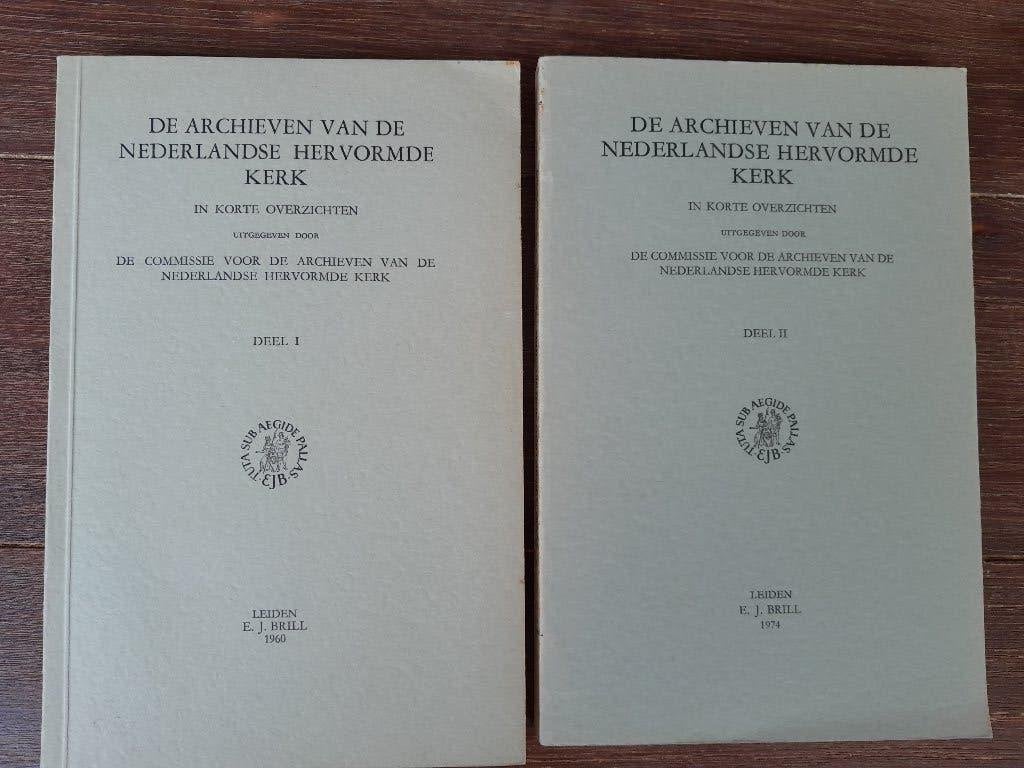 De archieven van de Nederlandse Hervormde Kerk (2 delen), Ophalen of Verzenden, Zo goed als nieuw, Mr. S.J. Fockema Andreae en Dr. J.P. van Dooren