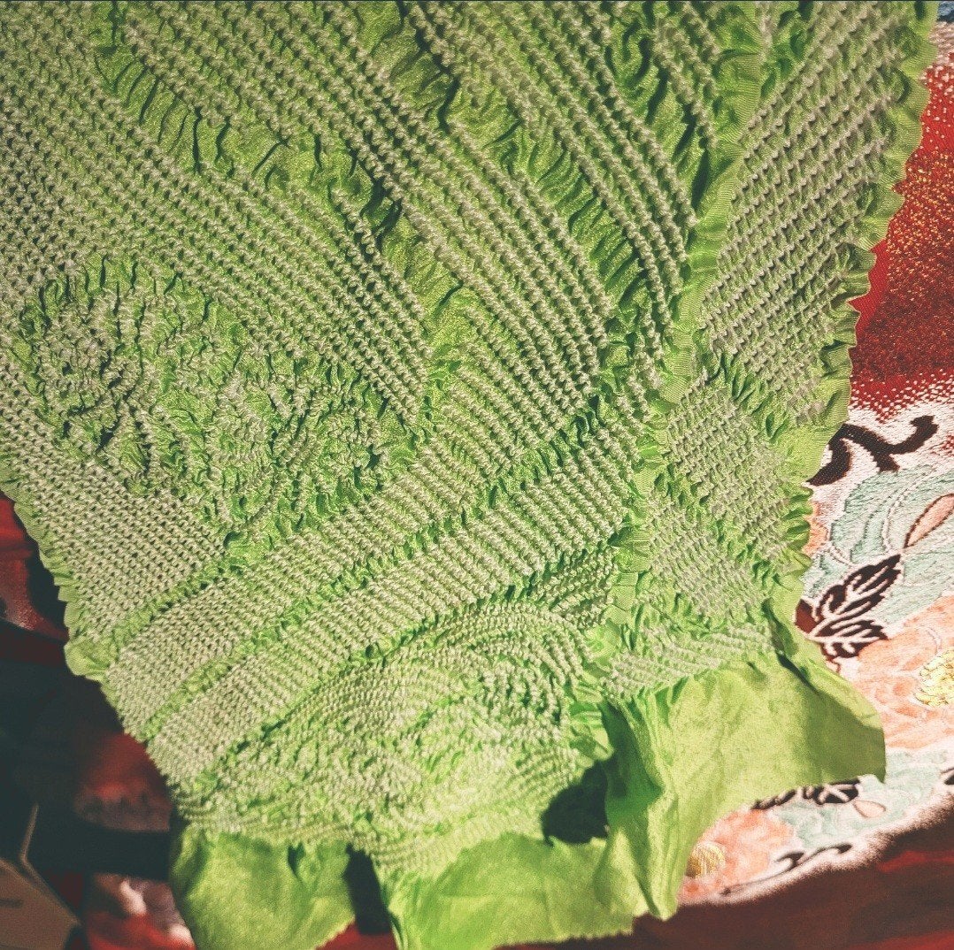 Zijde Shibori Japanse Sjaal - Kyoto Handgemaakt, Kleding | Dames, Handgemaakt Kyoto, Verzenden, Nieuw