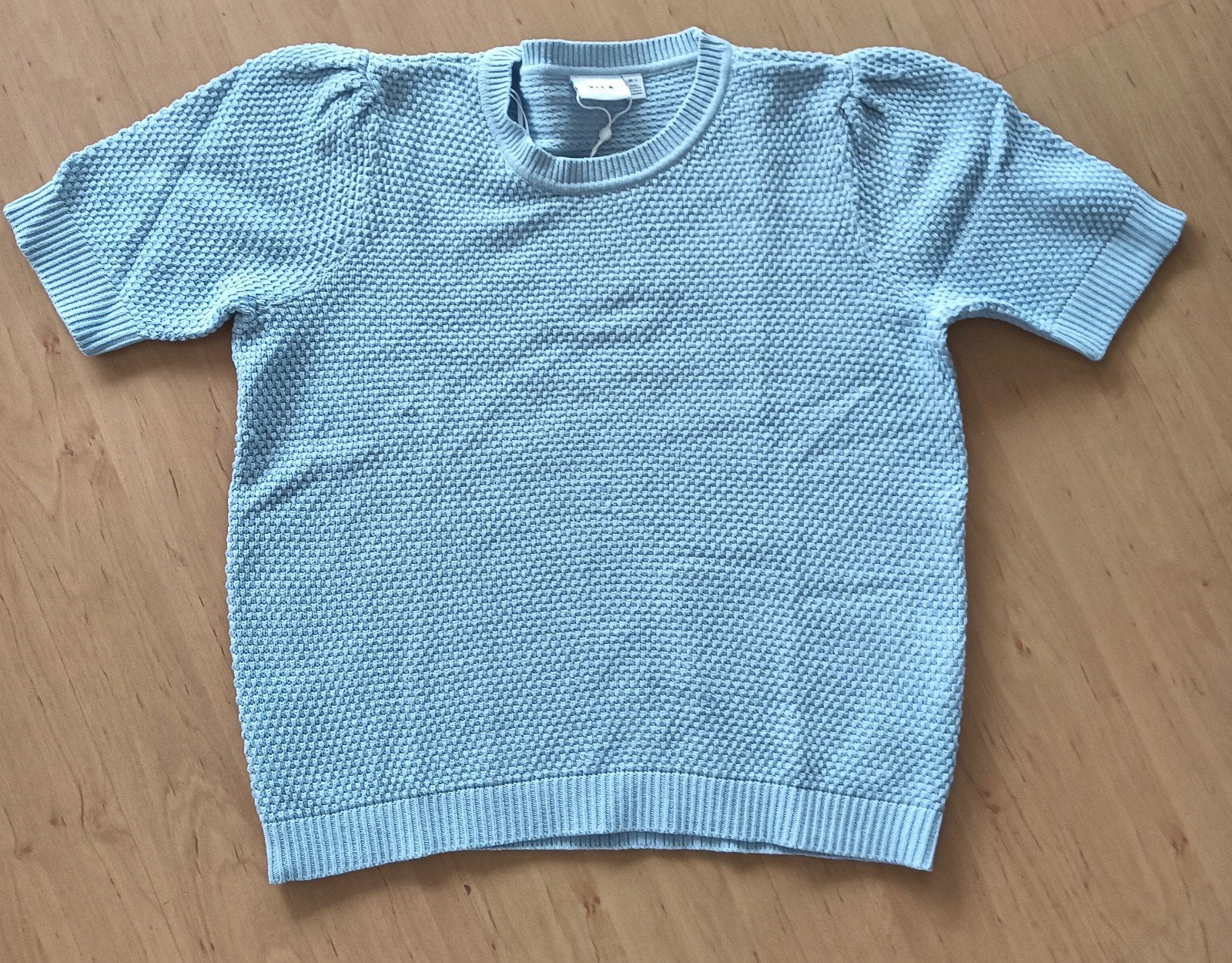 Vila lichtblauw gebreid truitje in maat 40 NIEUW, Blauw, Nieuw, Ophalen of Verzenden, Maat 38/40 (M)