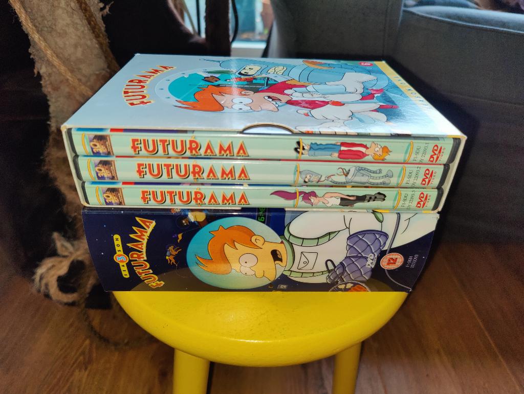 Futurama - Seizoen 1 en 3 - DVD, Vanaf 12 jaar, Ophalen of Verzenden, Zo goed als nieuw