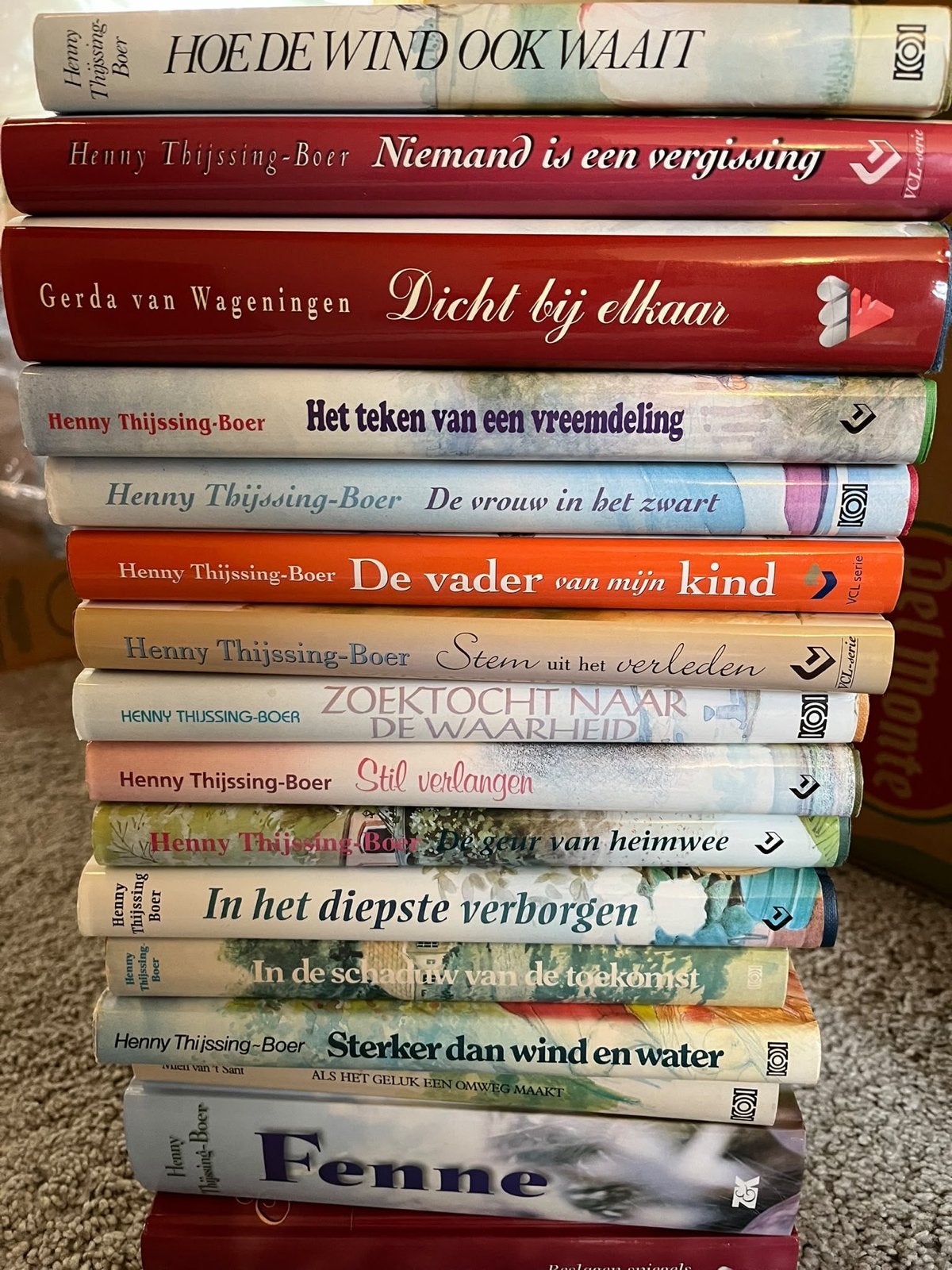Grote collectie boeken van Henny Thijssing-Boer, Boeken, Ophalen, Gelezen