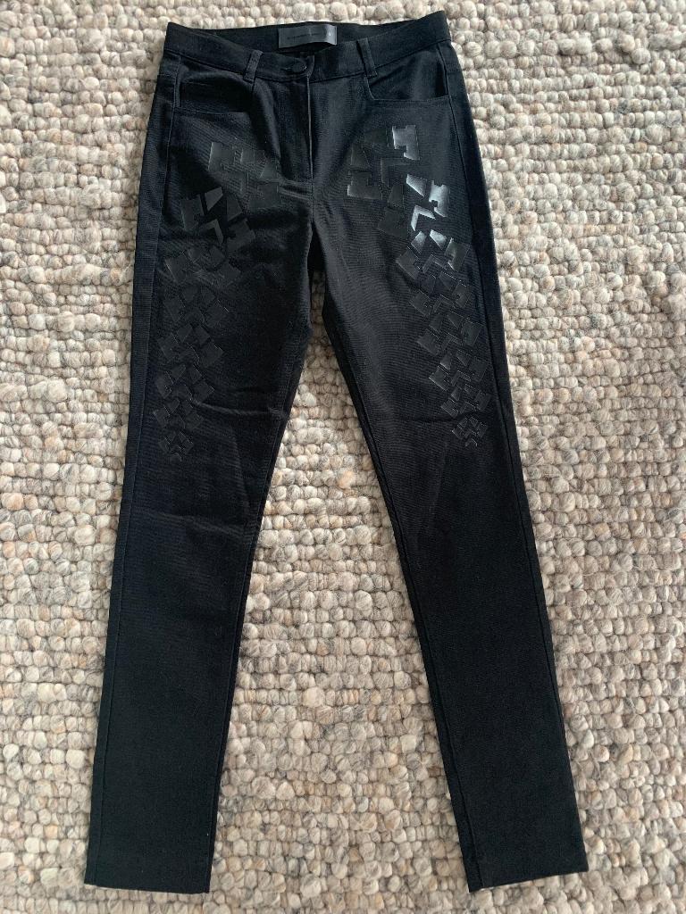 Nieuwstaat zwarte Broek H&M Alexander Wang maat 34, Zwart, Ophalen of Verzenden, Zo goed als nieuw, Maat 34 (XS) of kleiner
