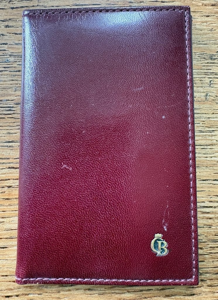 Roodbruin Castelijn & Beerens billfold, Ophalen of Verzenden, Zo goed als nieuw, Overige merken
