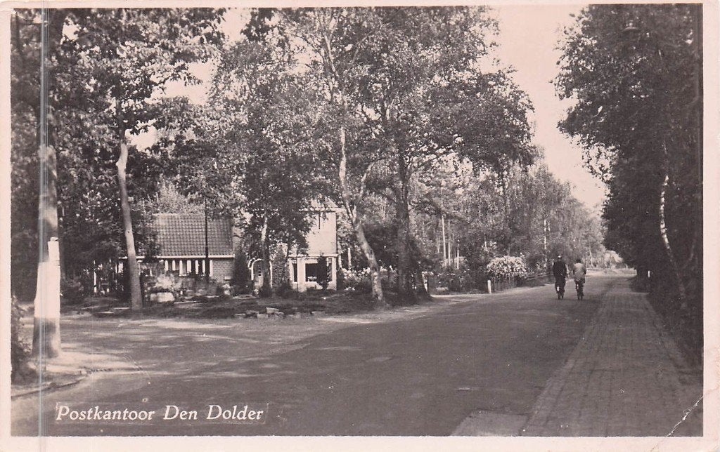 Den Dolder - Postkantoor (gel. 1949), Ophalen of Verzenden, 1940 tot 1960, Gelopen, Utrecht