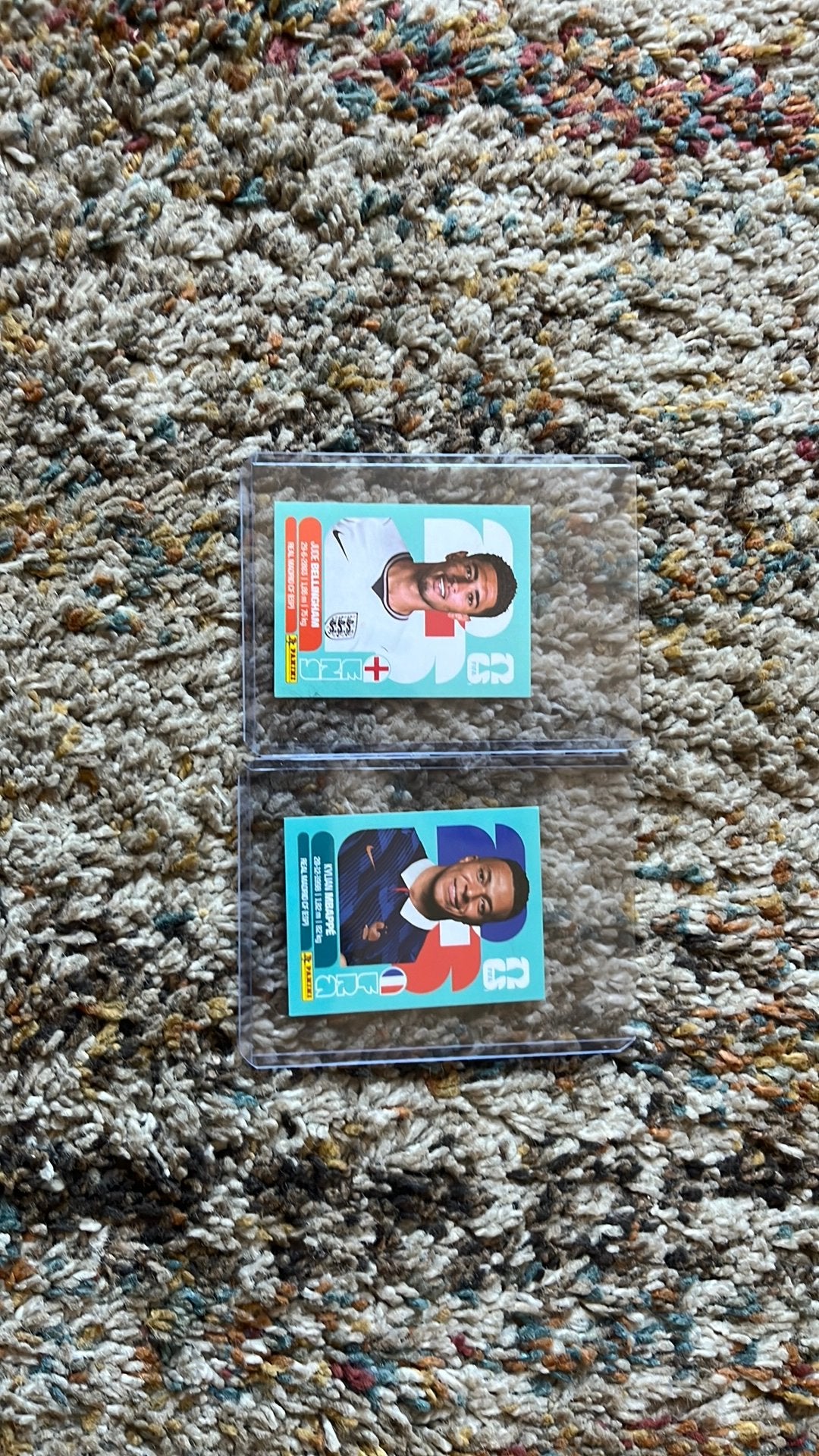 Kylian mbappe & jude bellingham wk 2026 sticker, Ophalen of Verzenden, Nieuw, Sticker