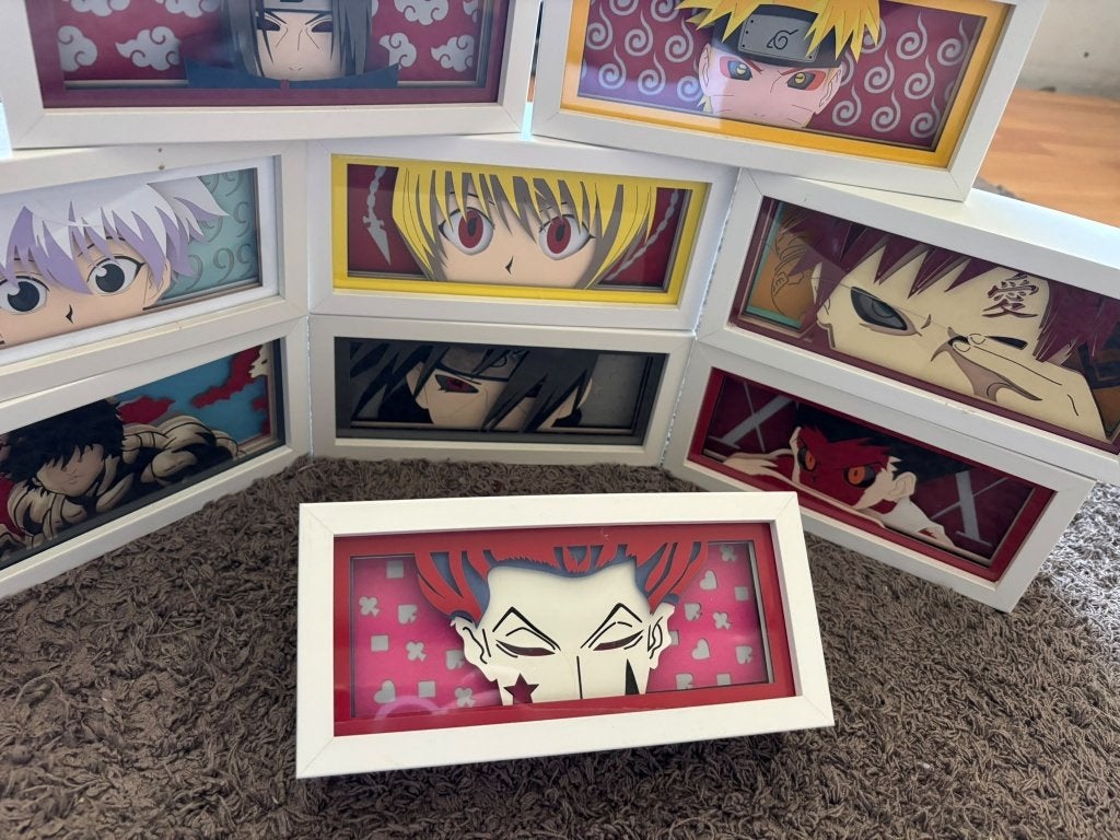 Anime lightbox Hisoka-design, Verzamelen, Ophalen of Verzenden, Nieuw