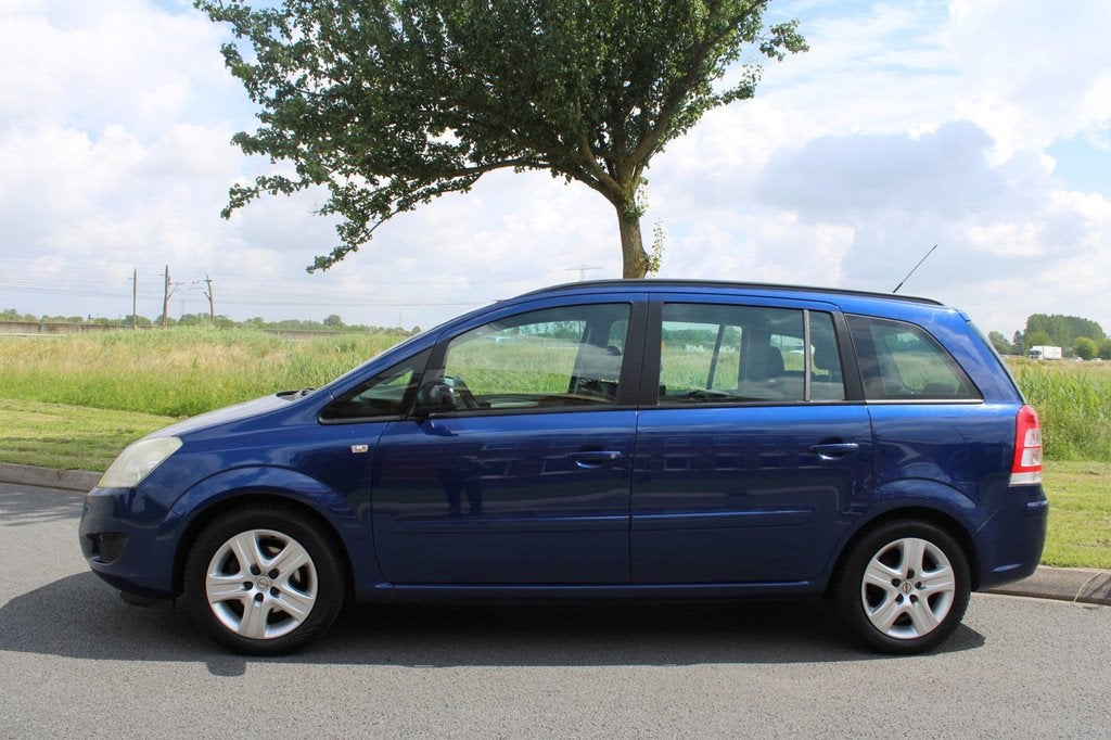 Opel Zafira 1.6 Business Airco Navigatie, Auto's, Opel, Voorwielaandrijving, Gebruikt, 4 cilinders, Blauw