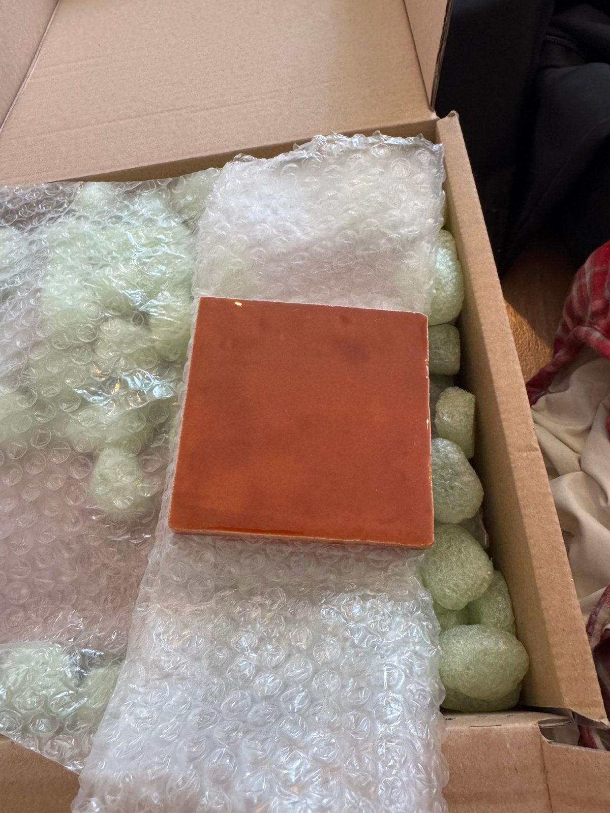 Tegel 10cmx10cm terracotta, Doe-het-zelf en Verbouw, Tegels, Wandtegels, Nieuw, Minder dan 20 cm, Minder dan 5 m²