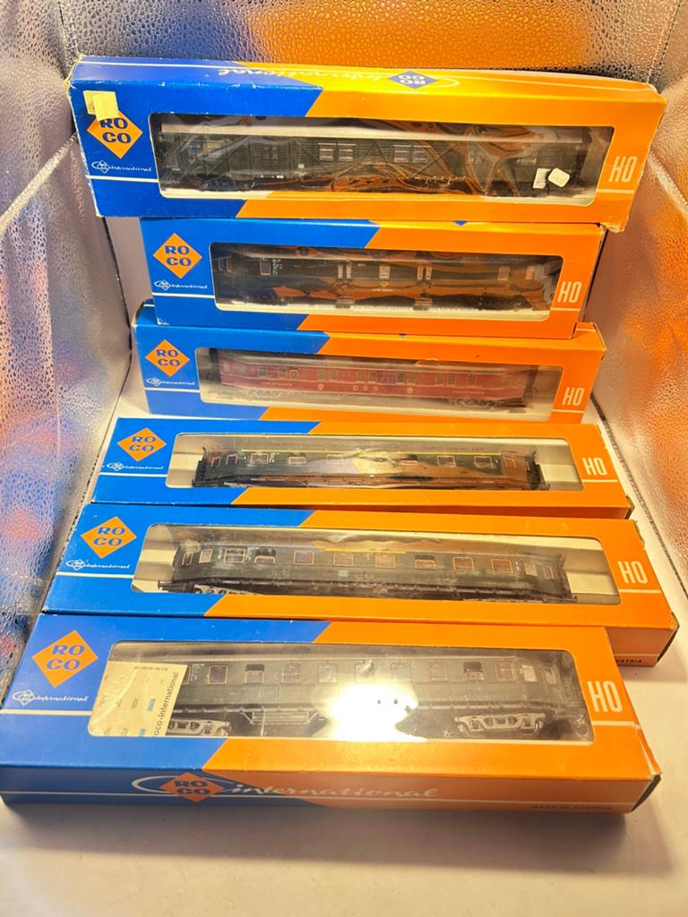 Roco 6 rijtuigen van de DB, B, Gelijkstroom, A, Wagon