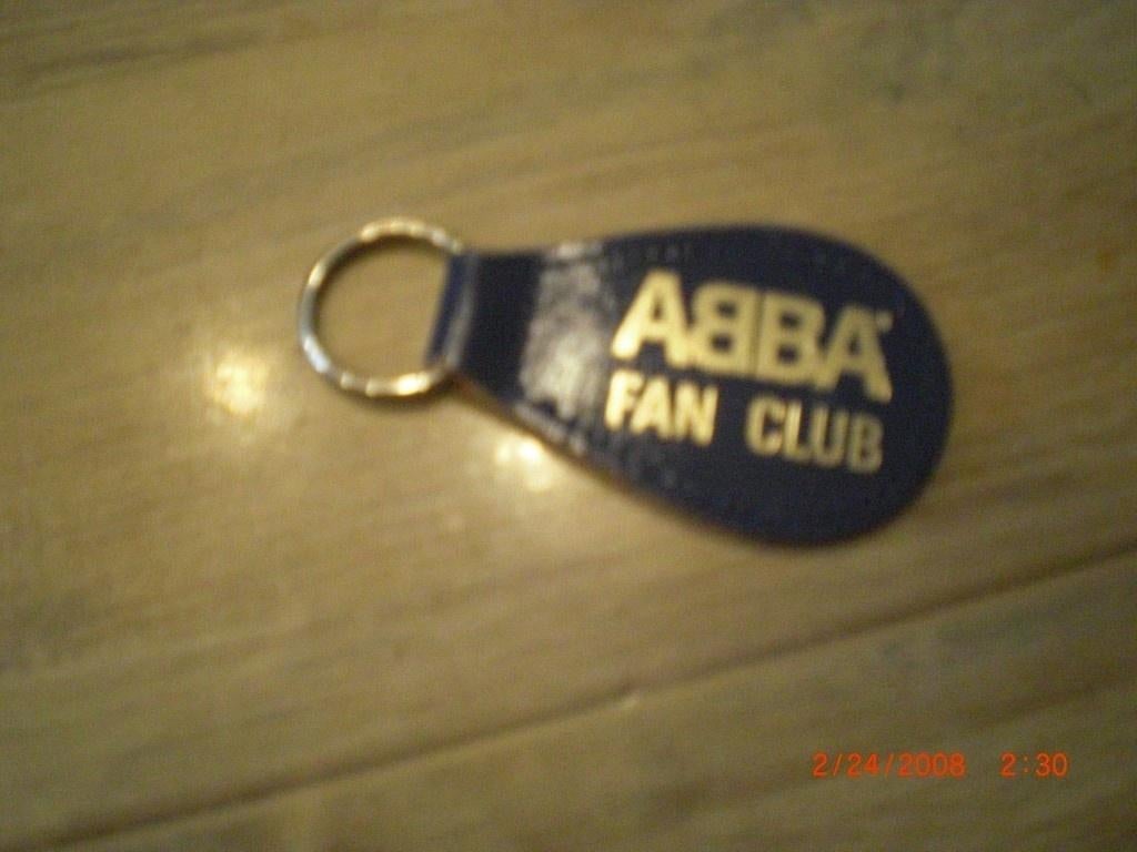 ABBA Sleutelhanger, Ophalen of Verzenden, Zo goed als nieuw, Gebruiksvoorwerp