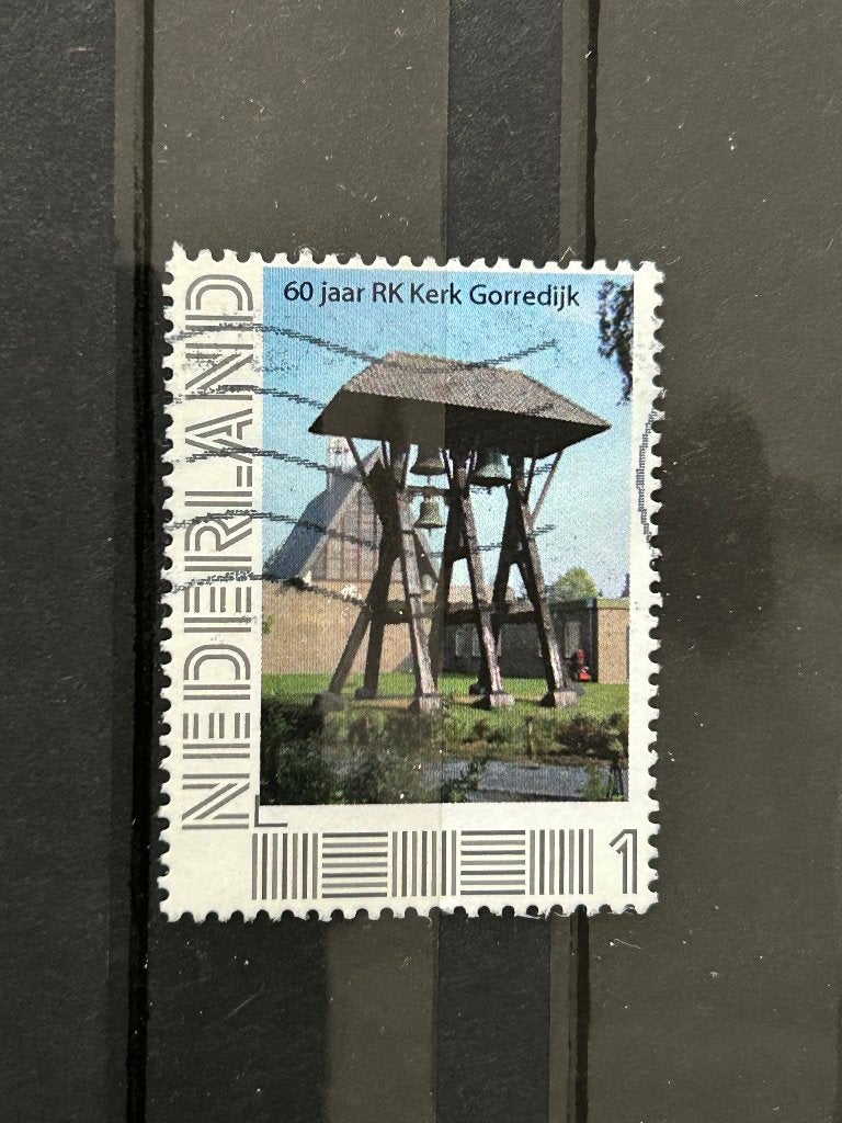 Persoonlijke zegel. Gorredijk. 60 jaar RK Kerk., Postzegels en Munten, Postzegels | Nederland, Ophalen of Verzenden, Na 1940, Gestempeld