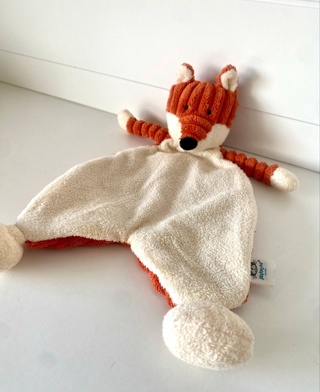 Jellycat Vos Knuffeldoekje - Zo goed als nieuw, Ophalen of Verzenden, Zo goed als nieuw, Overige typen