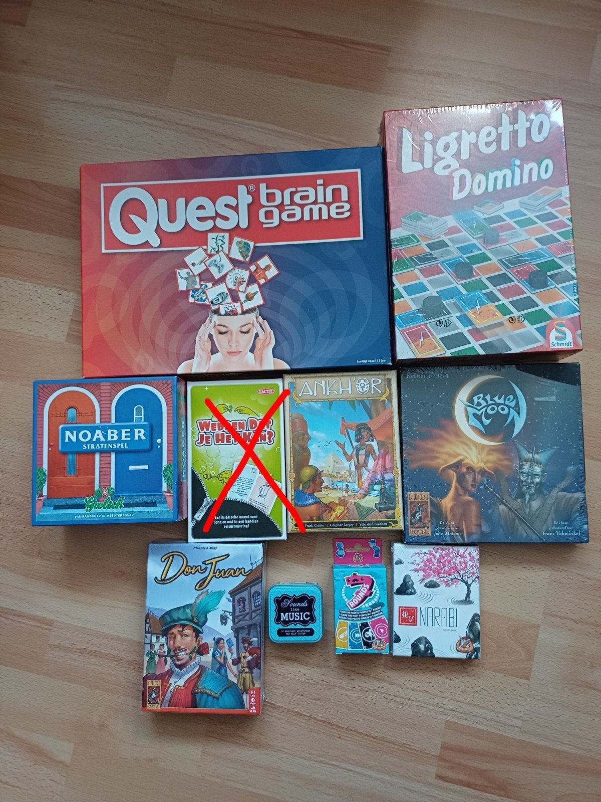 Diverse spellen oa ligretto, blue moon, ankhor en quest, Een of twee spelers, Ophalen of Verzenden, Nieuw, 999 Games
