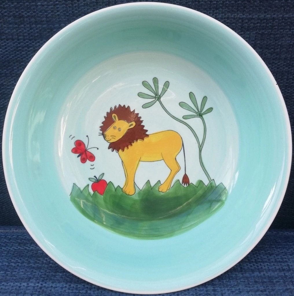 🥣Vintage: Whittard of chelsea kom - Handgeschilderd🏷️€10,-, Gebruikt, Overige merken, Keramiek, Vintage