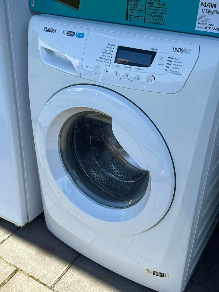 Zanussi Lindo500 Wasmachine 8kg 1400 toeren, Witgoed en Apparatuur, Wasmachines, 1200 tot 1600 toeren, Q, Refurbished, Ophalen of Verzenden