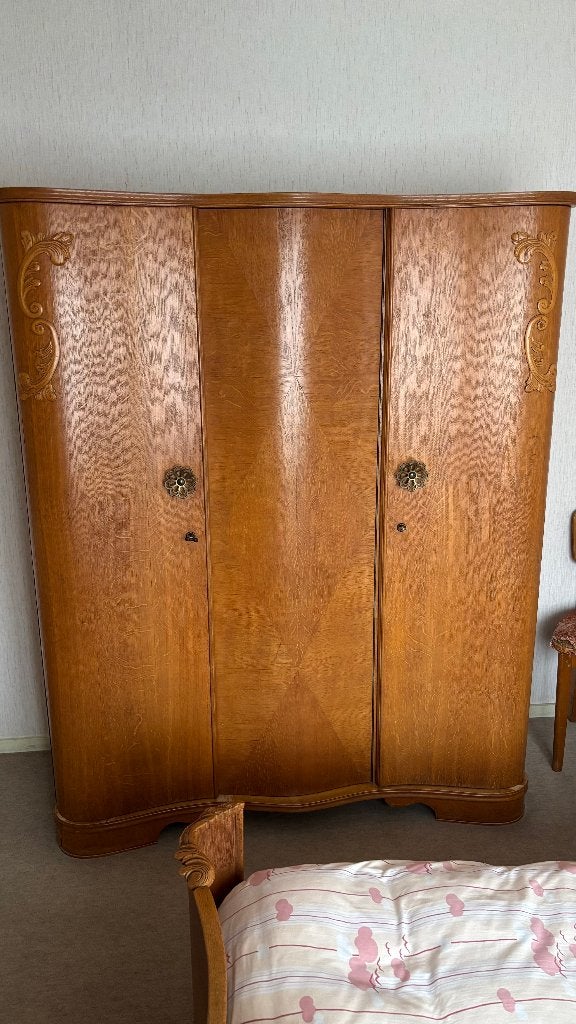 slaapkamer, Huis en Inrichting, Slaapkamer | Complete slaapkamers, Ophalen, Gebruikt, Tweepersoons, Vinted jaren 50